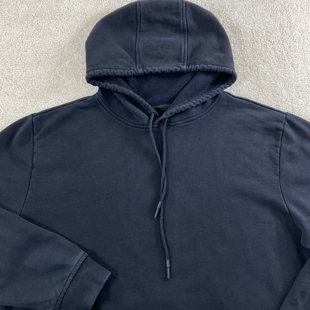 BYLT Core Hoodie Mens XXL Black Cotton French Terry Pullover Sweatshirt